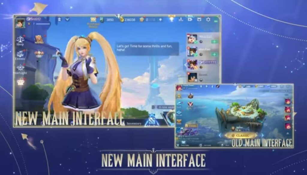 New UI in the September 2023 Update of Mobile Legends 2