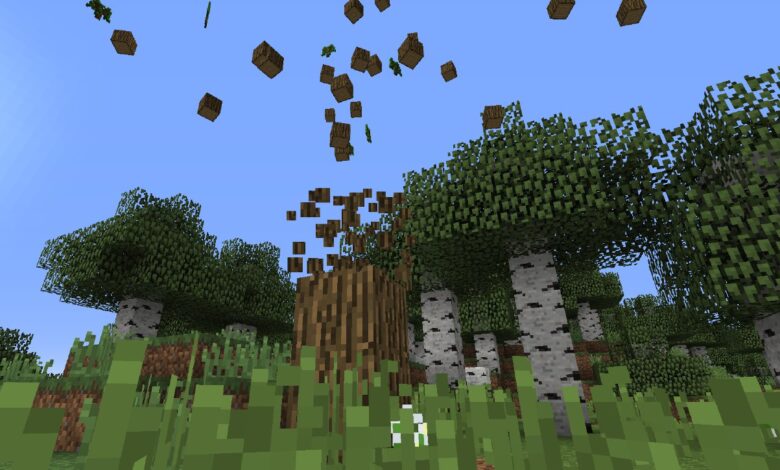 minecraft addon treecapitator
