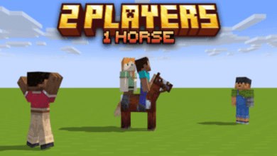 minecraft addon 2 players 1 Horse